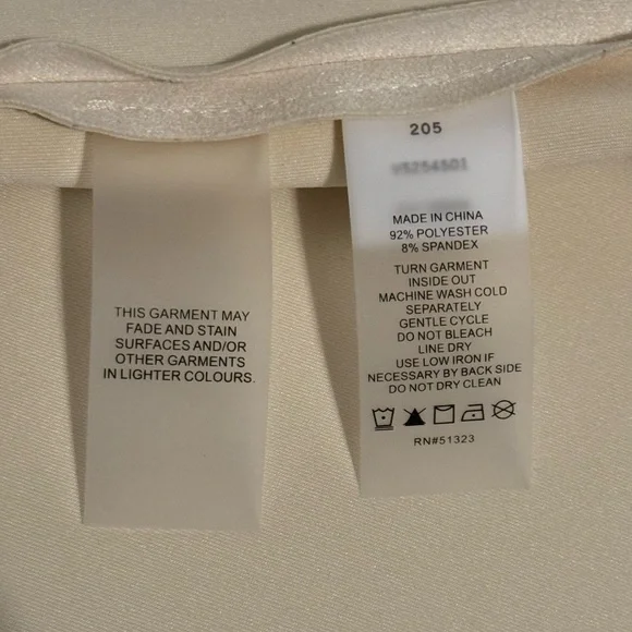 Vince Camuto Beige Blazer with Gold Buttons - Picture 6 of 6